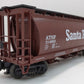 MTH 20-97406 O Gauge Santa Fe 3-Bay Cylindrical Hopper #314952 LN/Box