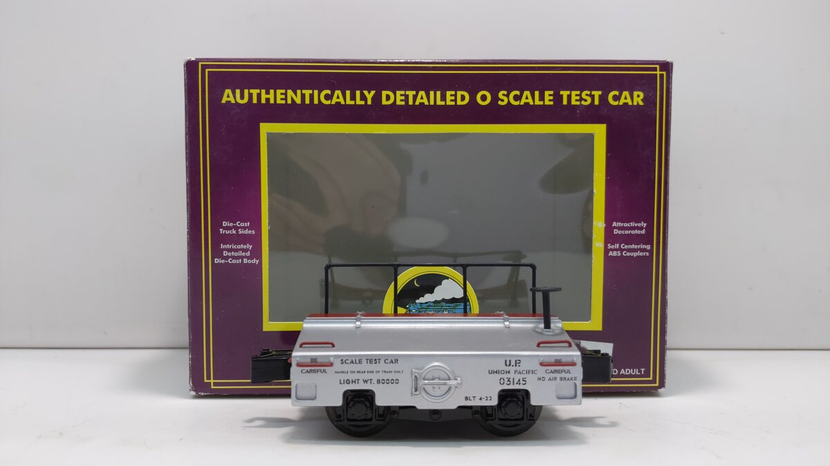 MTH 20-98215 O Gauge Union Pacific Die-Cast Test Car #03145 LN/Box