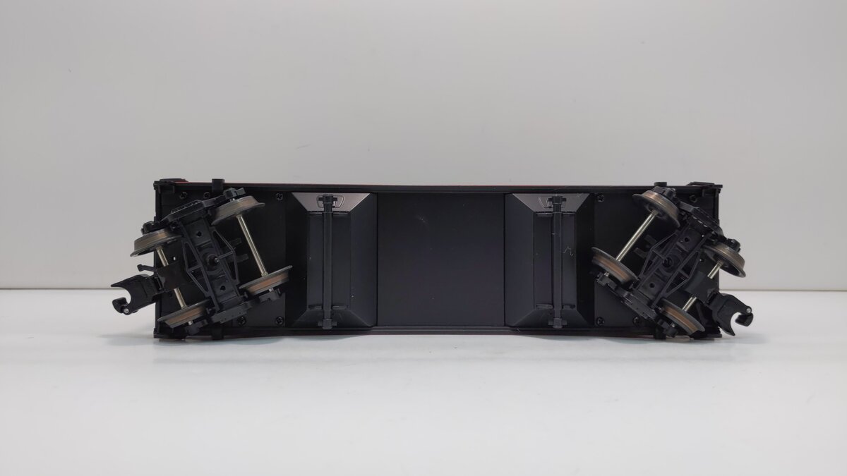 K-Line K6242-1051 O Gauge Santa Fe Black 2-Bay Hopper #77110 LN/Box