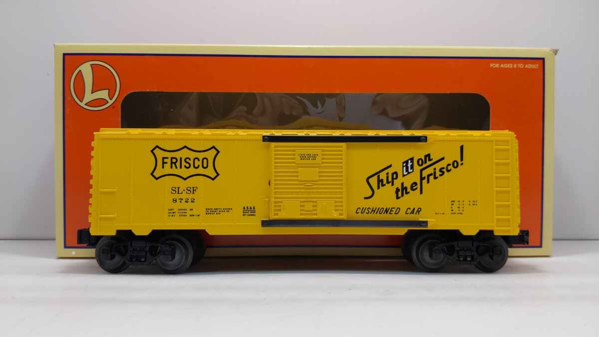 Lionel 6-29266 O Gauge Frisco 6565 Boxcar #8722 LN/Box