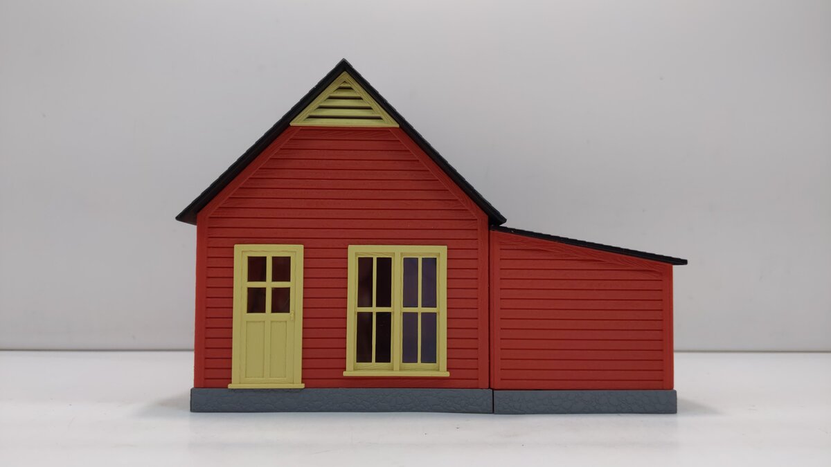 MTH 30-90011 O Red Oxide & Cream Work House #2 LN/Box