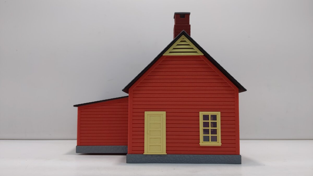 MTH 30-90011 O Red Oxide & Cream Work House #2 LN/Box