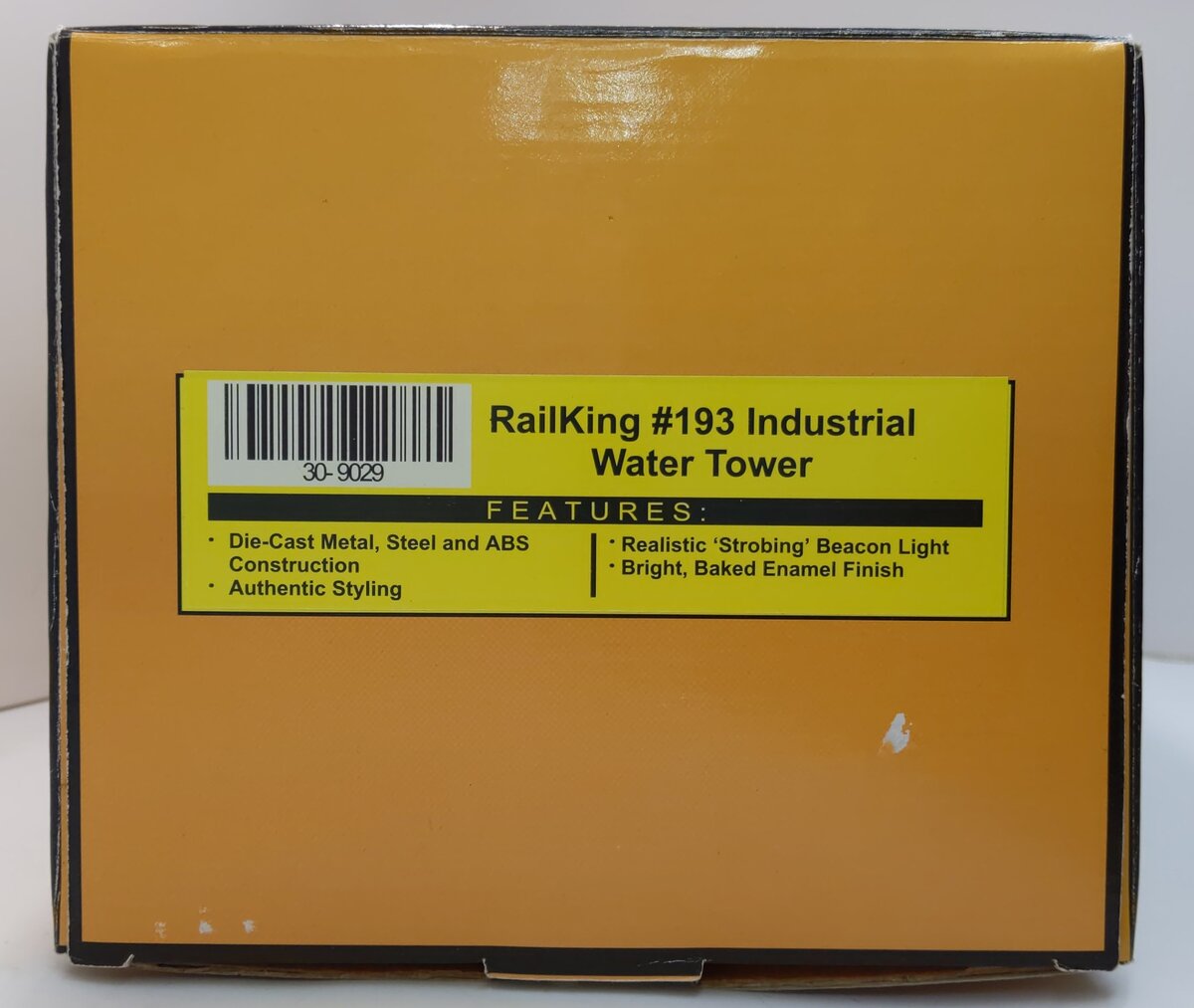 MTH 30-9029 O Gauge #193 Checkerboard Industrial Water Tower LN/Box