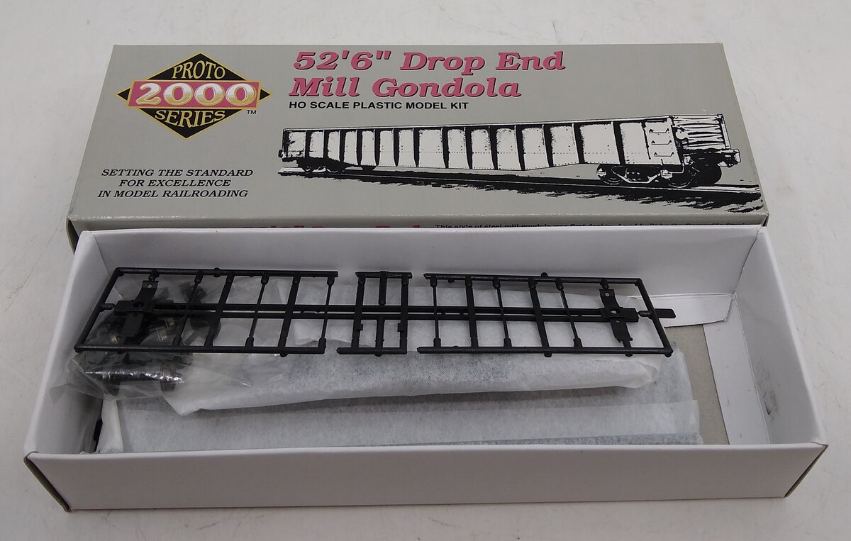 Proto 2000 21050 HO WP 52'6" Drop End Mill Gondola Kit #6520