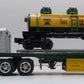 Taylor Made Trucks 2001 1:32 Flatbed Truck w/3-Dome Tank Car NIB