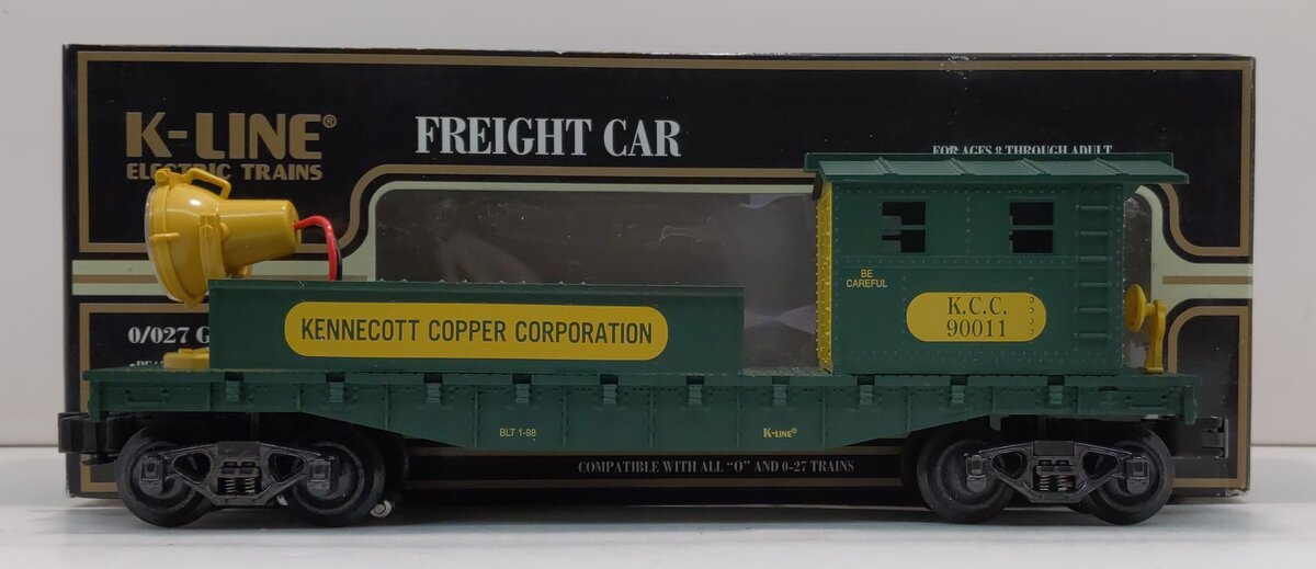 K-Line K6900-M001 O Kenncott Copper Corp. Caboose w/ Searchlight #90011 LN/Box
