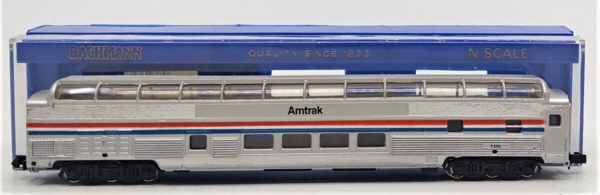 Bachmann 74355 N Amtrak 85' Full Dome Coach #9350 EX/Box