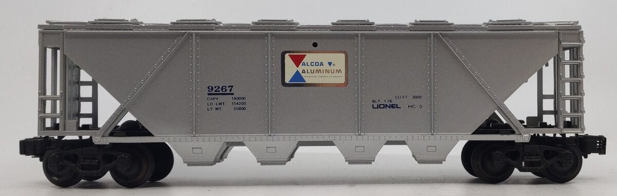 Lionel 6-9267 O Gauge Alcoa Covered Hopper LN/Box