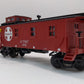 MTH 30-7720 O Scale Santa Fe Woodside Lighted Caboose #1612 LN/Box