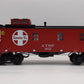 MTH 30-7720 O Scale Santa Fe Woodside Lighted Caboose #1612 LN/Box