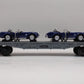 MTH 30-7660 O Gauge MTH Auto Transport Flatcar with Ertl '65 Shelby Cobra's NIB