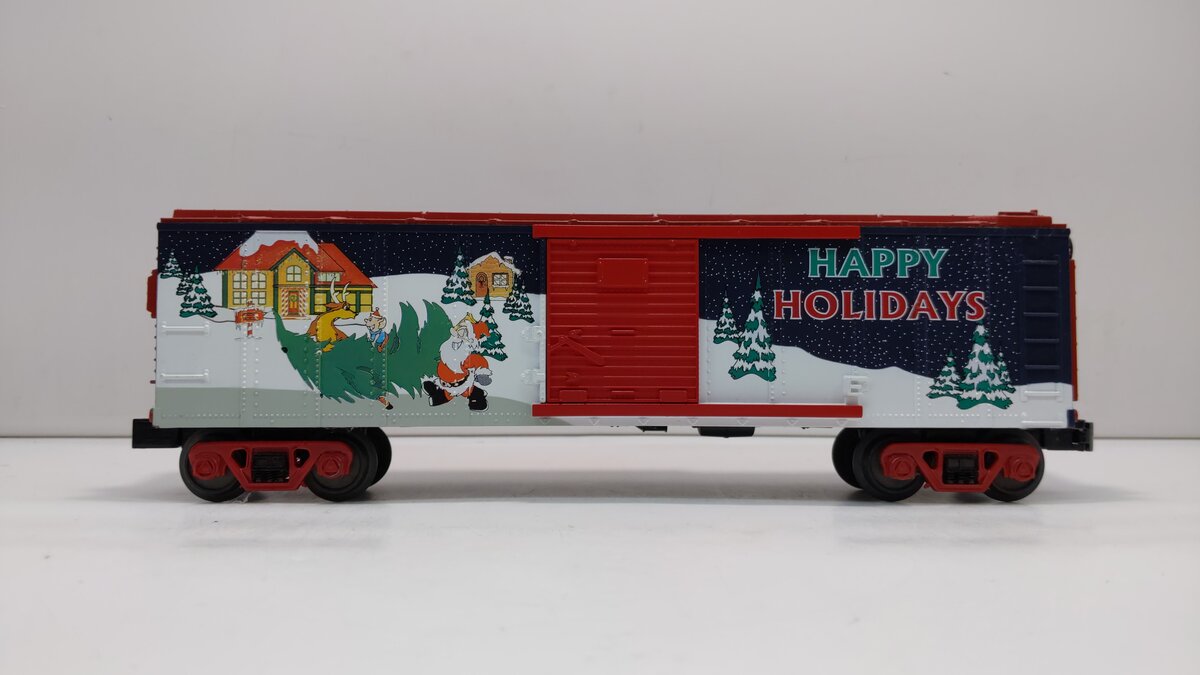 MTH 30-74605 O Gauge Happy Holidays Boxcar LN/Box