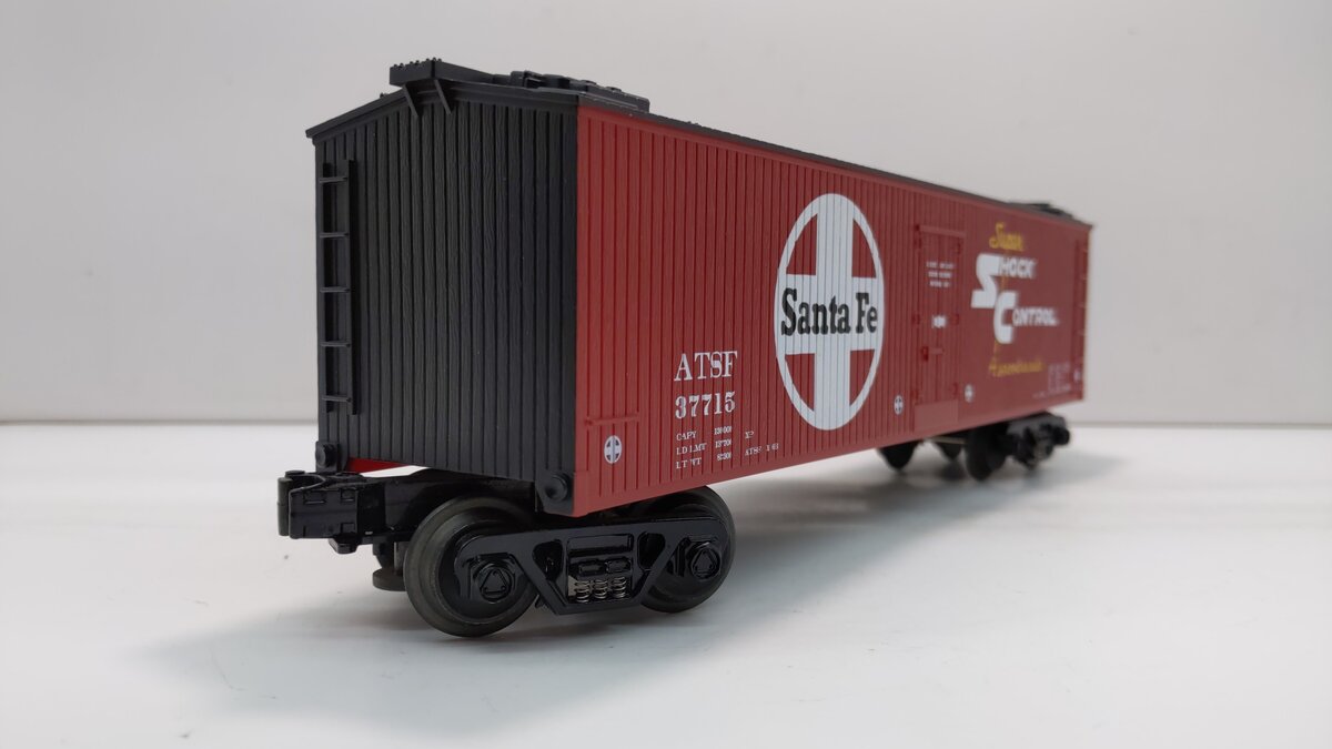 MTH 30-7814 O Gauge Santa Fe Reefer Car #37715 LN/Box
