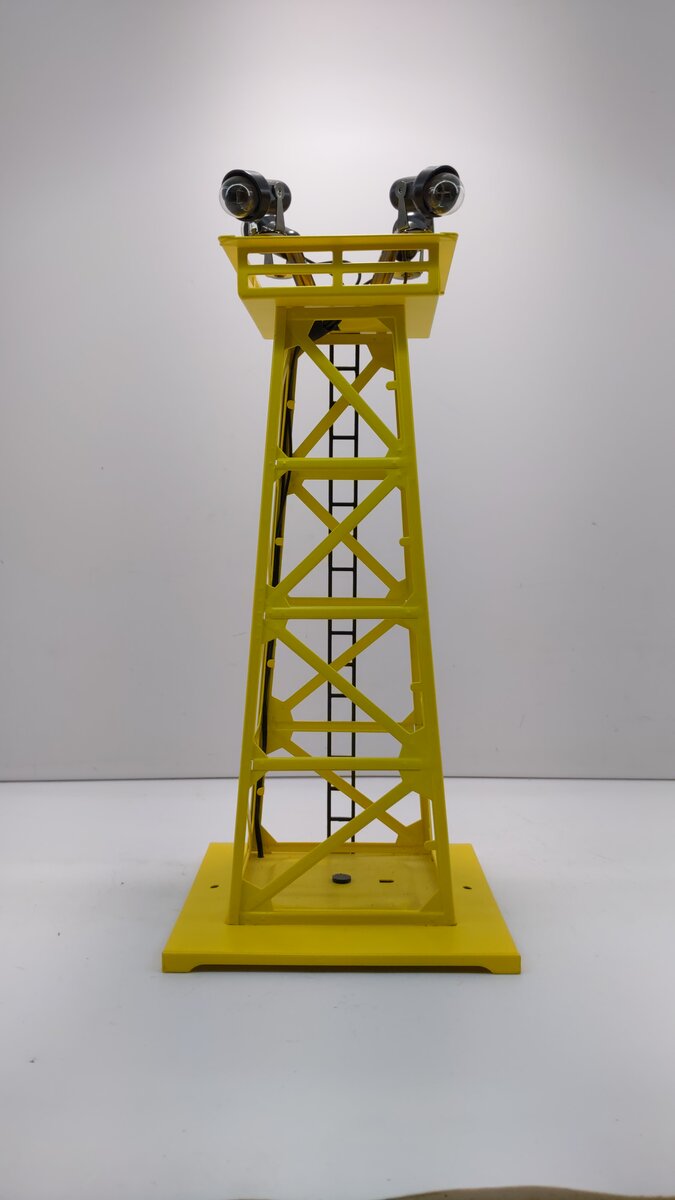 Lionel 6-14155 O Yellow Floodlight Tower #395 LN/Box