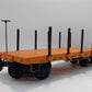 Lionel 8-87503 G Scale Illinois Central Gulf Flatcar w/Stakes EX/Box