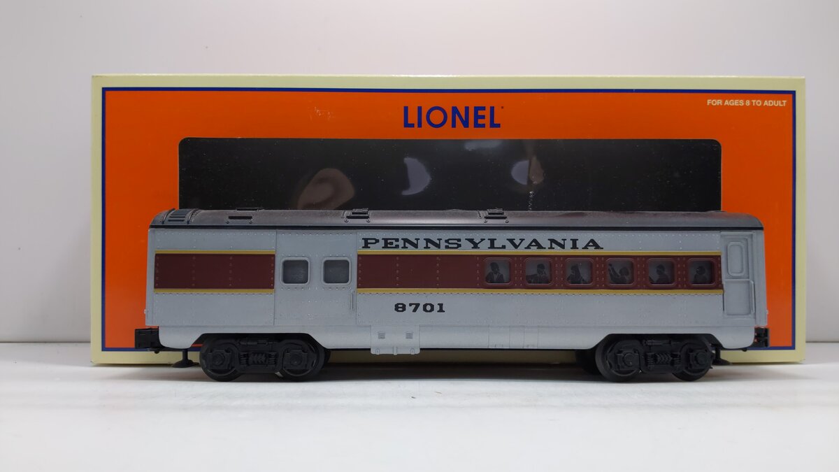 Lionel 6-25139 O Gauge Pennsylvania Combo Car #8701 EX/Box