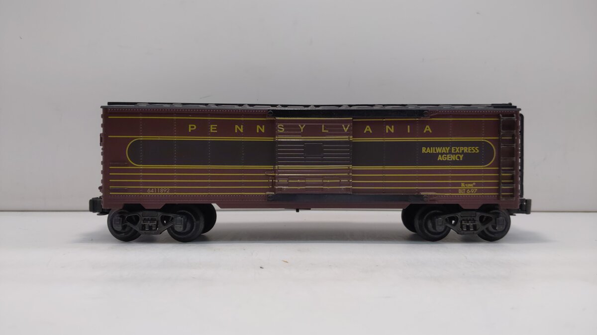 K-Line K641-1892 O Gauge Pennsylvania Railroad Express Boxcar NIB