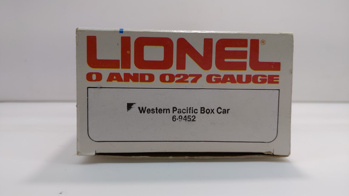 Lionel 6-9452 O Gauge Western Pacific Boxcar #9452 LN/Box