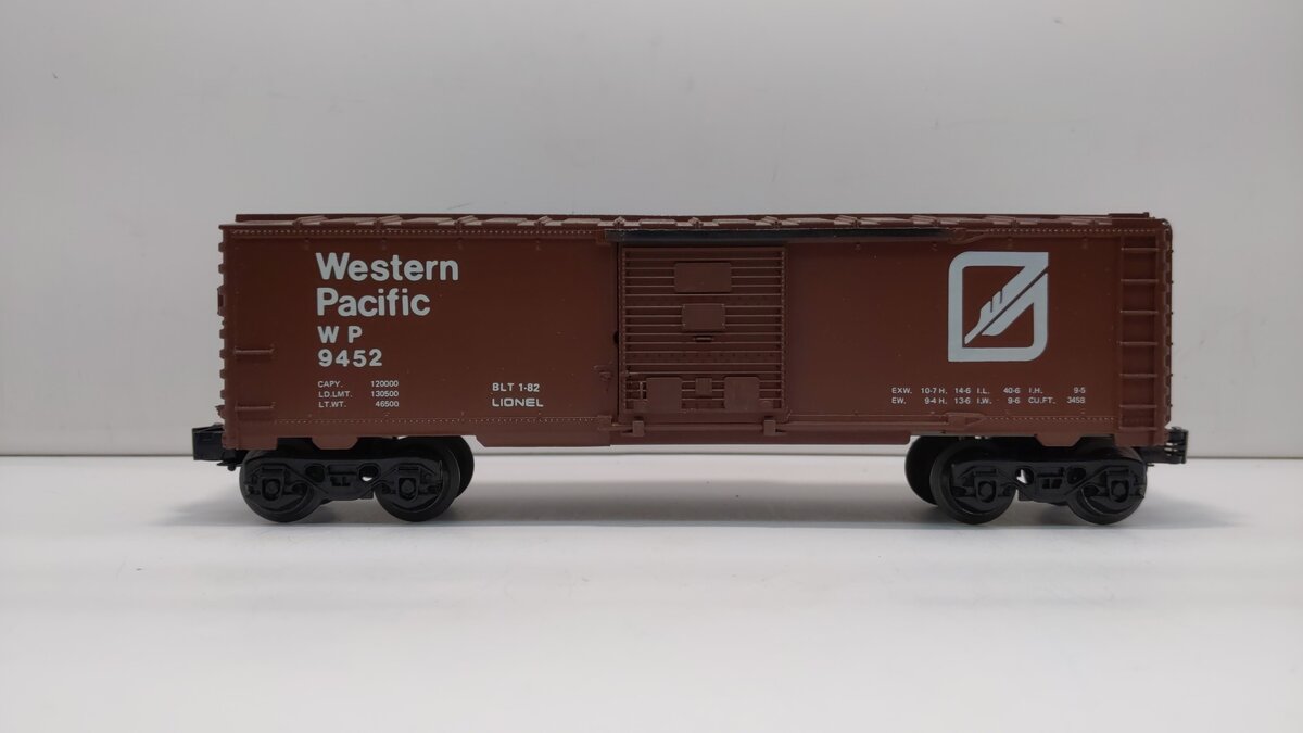 Lionel 6-9452 O Gauge Western Pacific Boxcar #9452 LN/Box