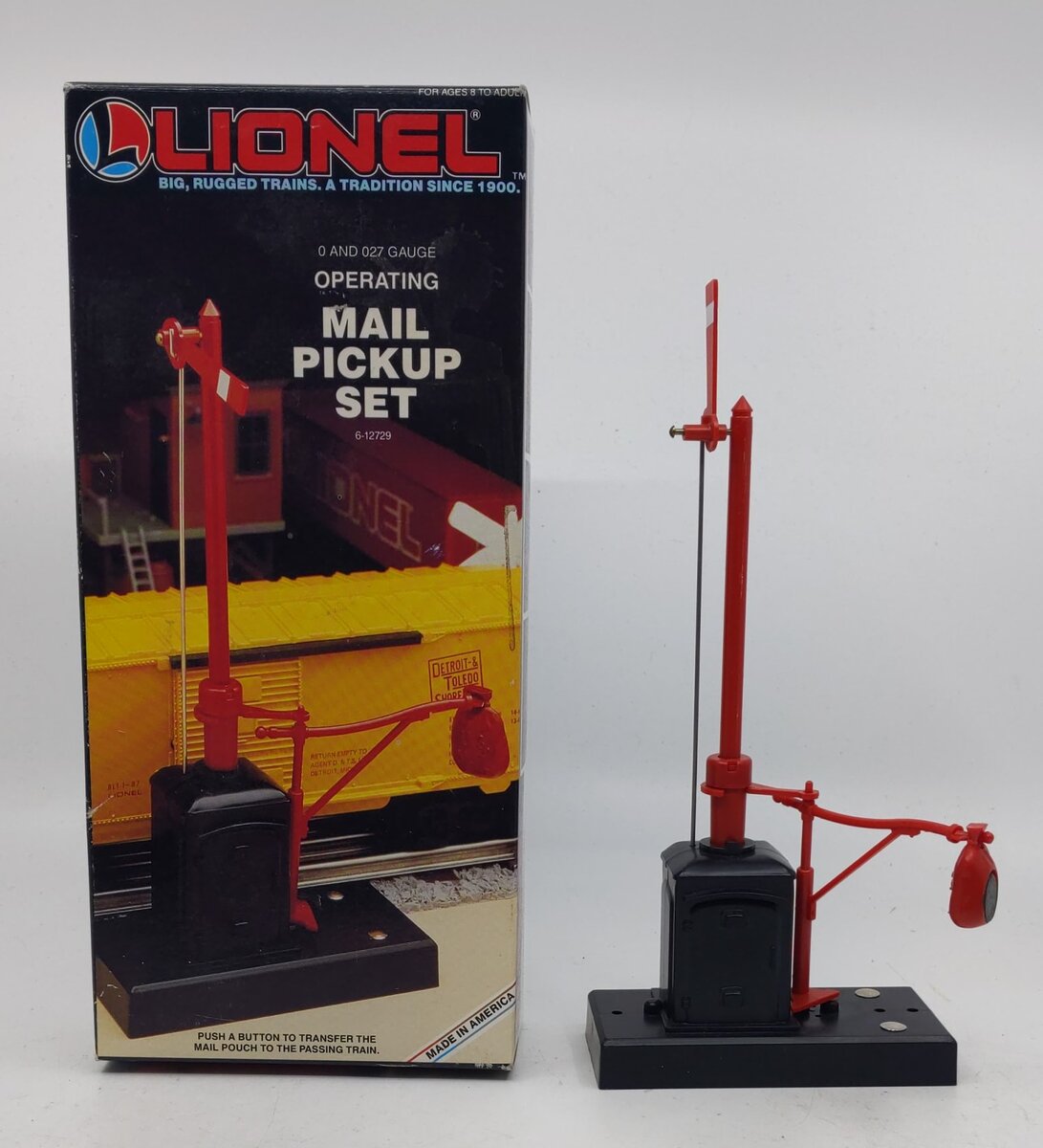 Lionel 6-12729 O Gauge Operating Mail Pickup Set EX/Box