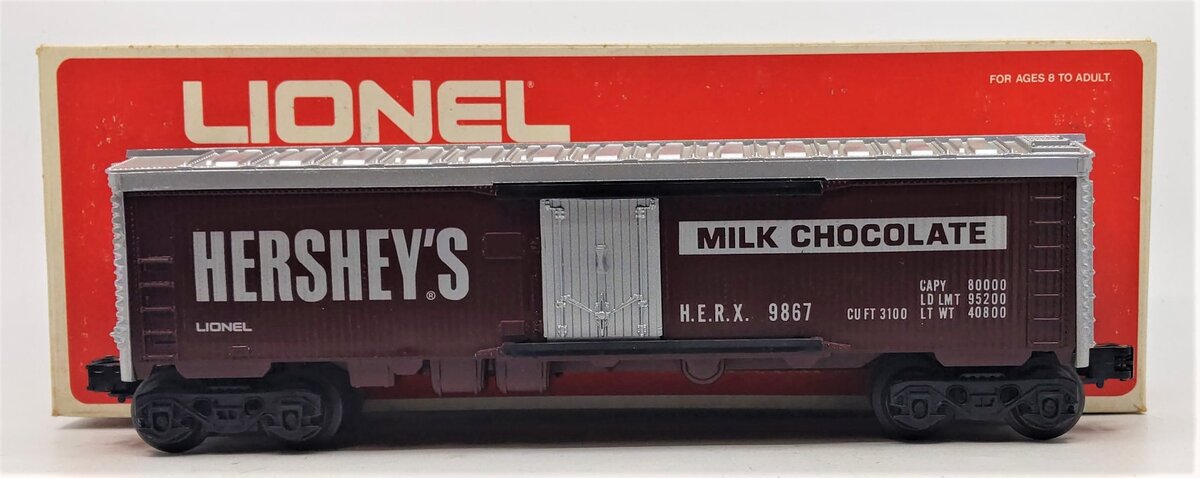 Lionel 6-9867 O Gauge Hershey's Chocolate Billboard Reefer Car #9867 LN/Box