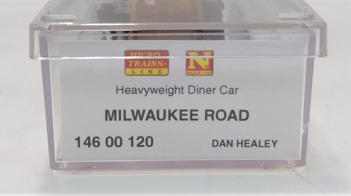 Micro Trains 14600120 N Milwaukee Dan Healey 80' Heavyweight Diner Car LN/Box