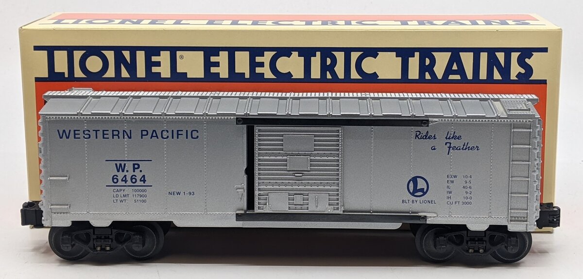 Lionel 6-19248 O Gauge Western Pacific Boxcar #6464 LN/Box
