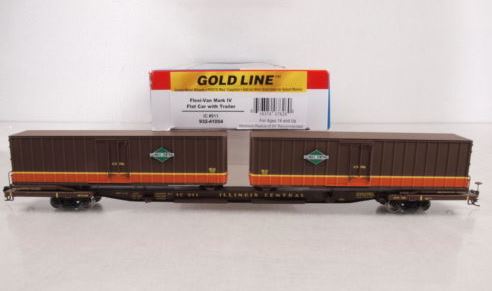 Walthers 932-41054 IC Mark IV Flexi-Van Flatcar w/Two Trailers #911