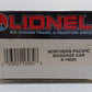 Lionel 6-16034 O Gauge Northern Pacific Baggage Car LN/Box