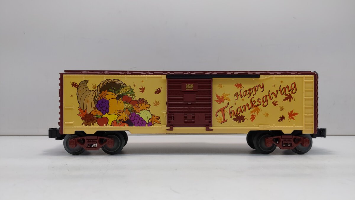 Lionel 6-39359 O Gauge Thanksgiving Holiday 2012 Boxcar LN/Box