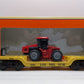 Lionel 6-16957 O Gauge Depressed-Center Flatcar with ERTL Case 4WD Loader #6461 LN/Box