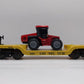 Lionel 6-16957 O Gauge Depressed-Center Flatcar with ERTL Case 4WD Loader #6461 LN/Box