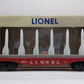 Lionel 6-39458 O Gauge PWC Red Flatcar #6844 with 6 Missiles