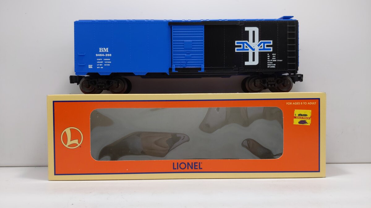 Lionel 6-17235 O Gauge Boston & Maine Boxcar #9464-398 LN/Box
