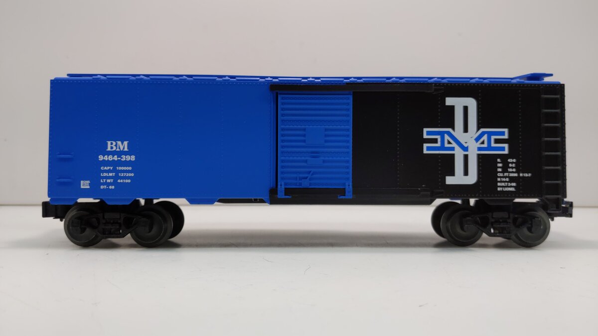 Lionel 6-17235 O Gauge Boston & Maine Boxcar #9464-398 LN/Box