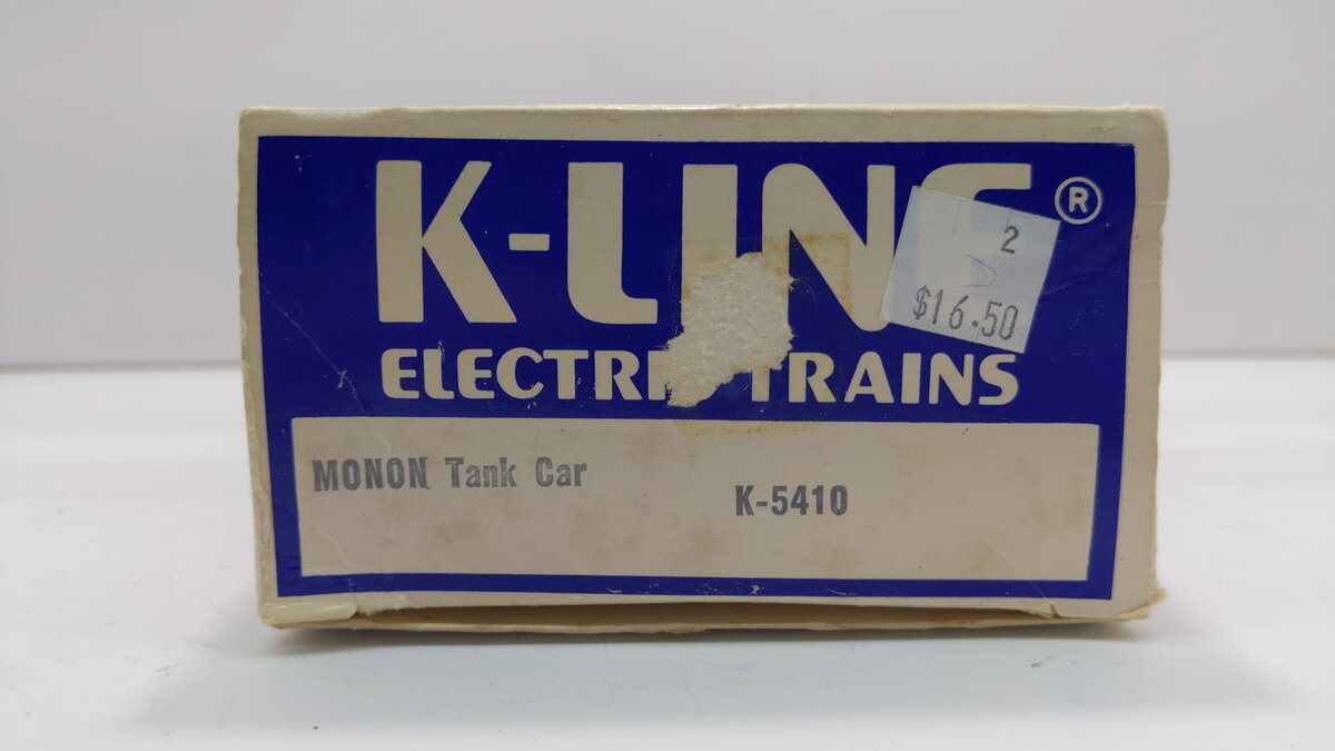 K-Line K5410 O Gauge Monon Triple Dome Tank Car LN/Box