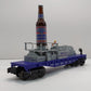 K-Line K721-5601 O Gauge Bud Light Operating Rotating Bottle Car LN/Box