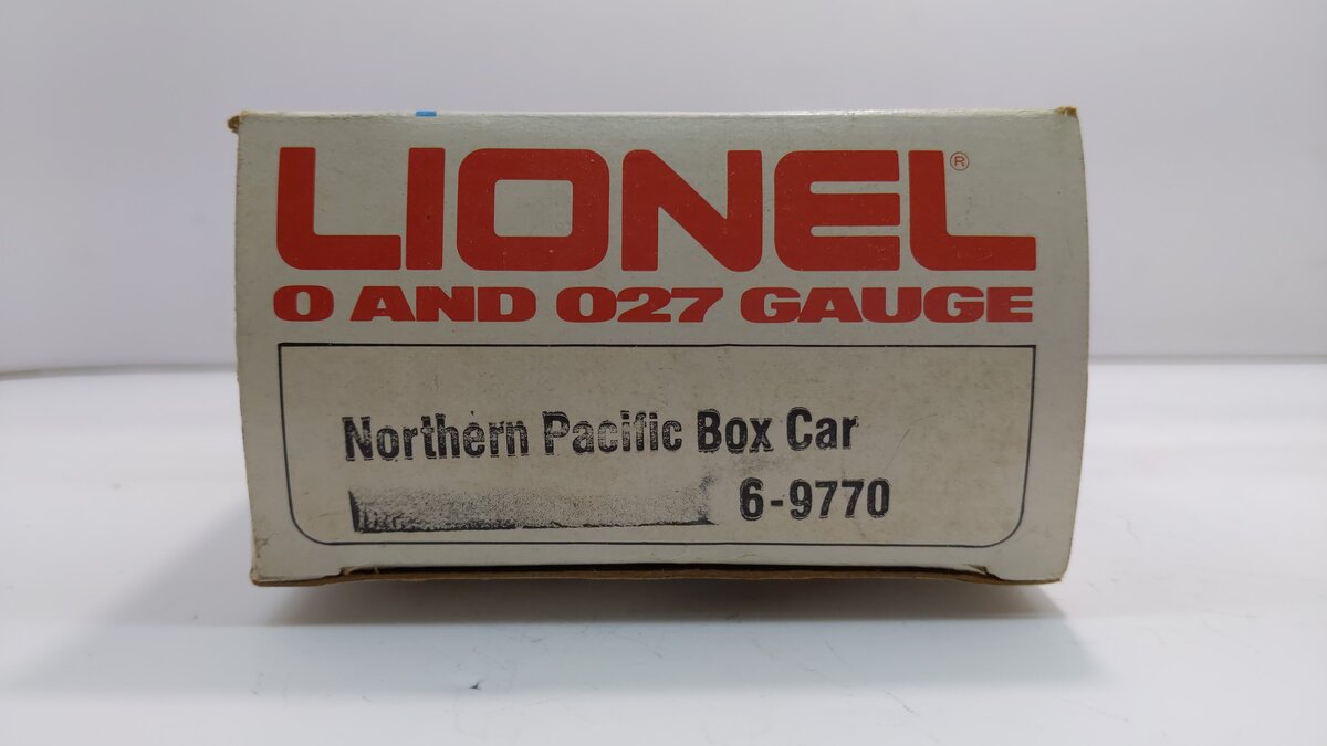 Lionel 6-9770 O Gauge Northern Pacific Boxcar #9770 LN/Box