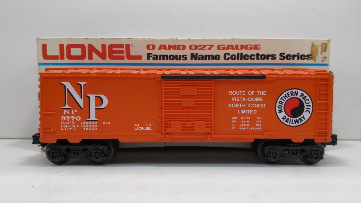 Lionel 6-9770 O Gauge Northern Pacific Boxcar #9770 LN/Box
