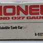 Lionel 6-9327 O Gauge Bakelite Plastics Triple Dome Tank Car LN/Box