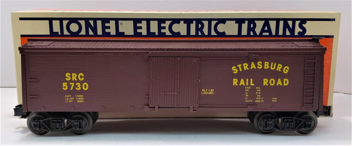 Lionel 6-5730 O Gauge Strasburg Railroad Woodside Reefer Car LN/Box