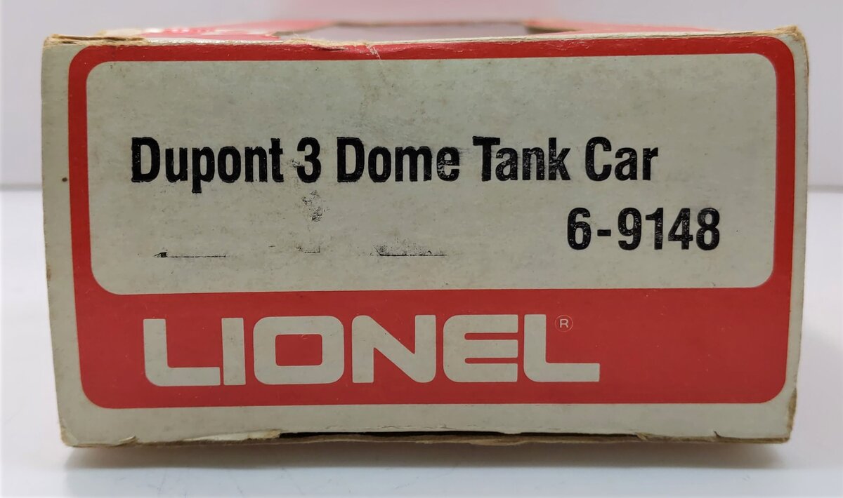 Lionel 6-9148 O Gauge DuPont Triple Dome Tank Car #9148 LN/Box