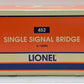 Lionel 6-12894 Operating Single Signal Bridge LN/Box
