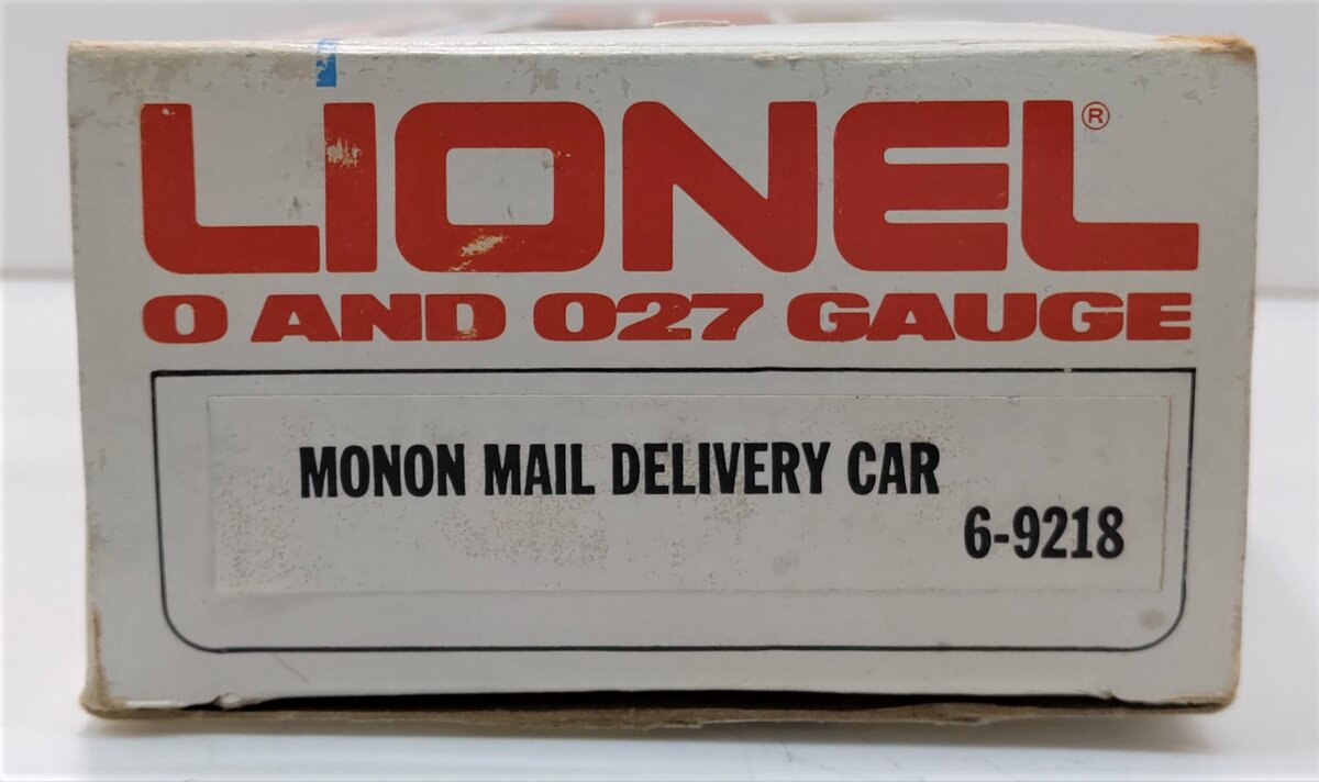 Lionel 6-9218 O Gauge Monon Mail Operating Boxcar LN/Box