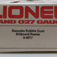 Lionel 6-9817 O Gauge Bazooka Bubble Gum Billboard Reefer #9817 LN/Box