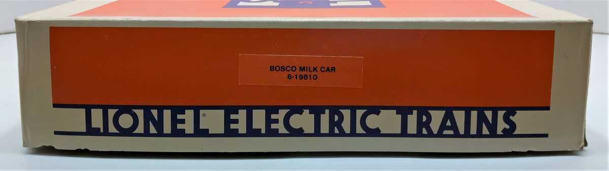 Lionel 6-19810 O Gauge Bosco Products Operating Milk Car Set LN/Box