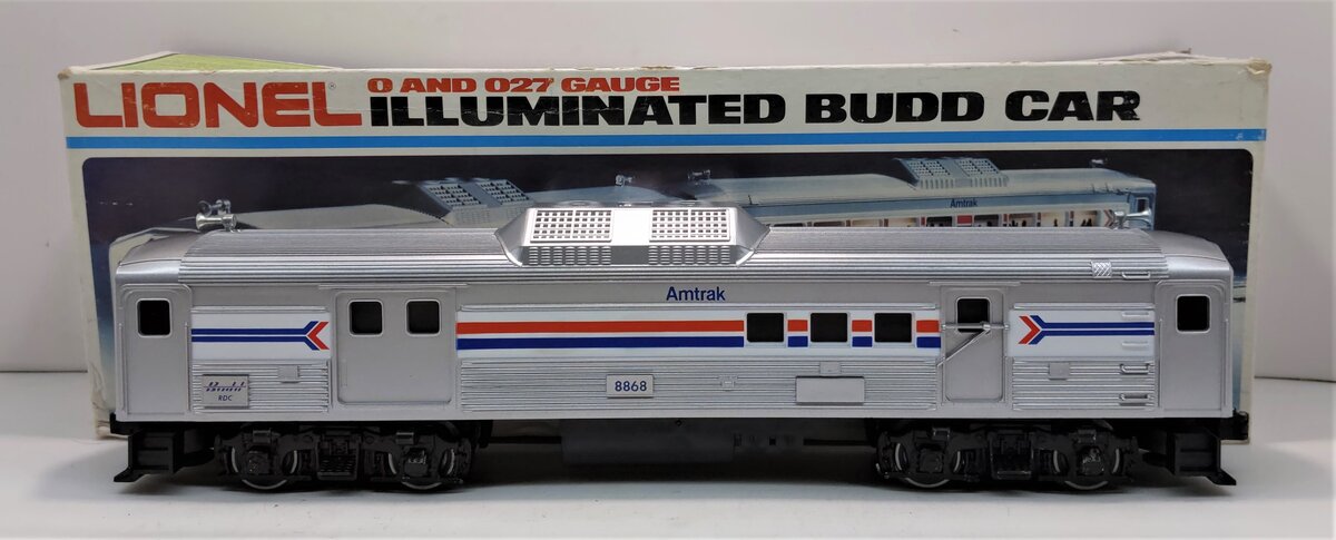 Lionel 6-8868 O Gauge Amtrak RDC-4 Powered Baggage/Mail Car #8868 LN/Box