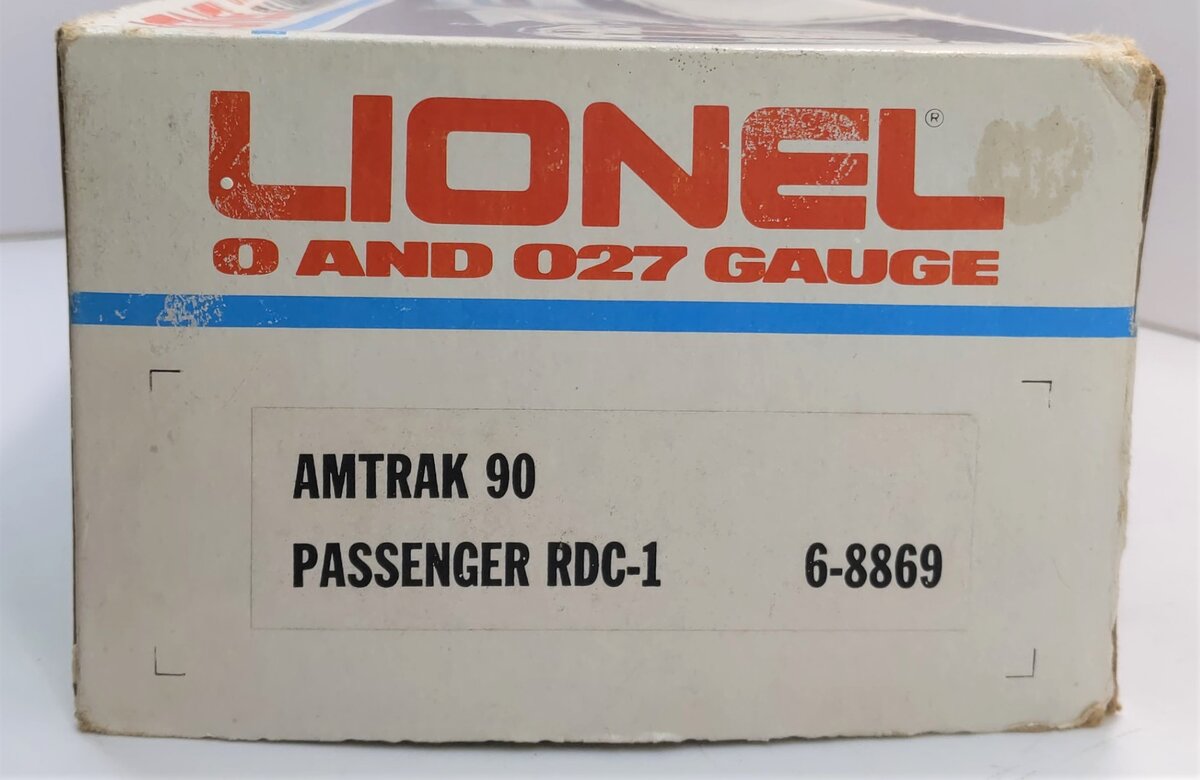 Lionel 6-8869 O Gauge Amtrak Non-Powered Budd RDC Passenger Car #8869 LN/Box