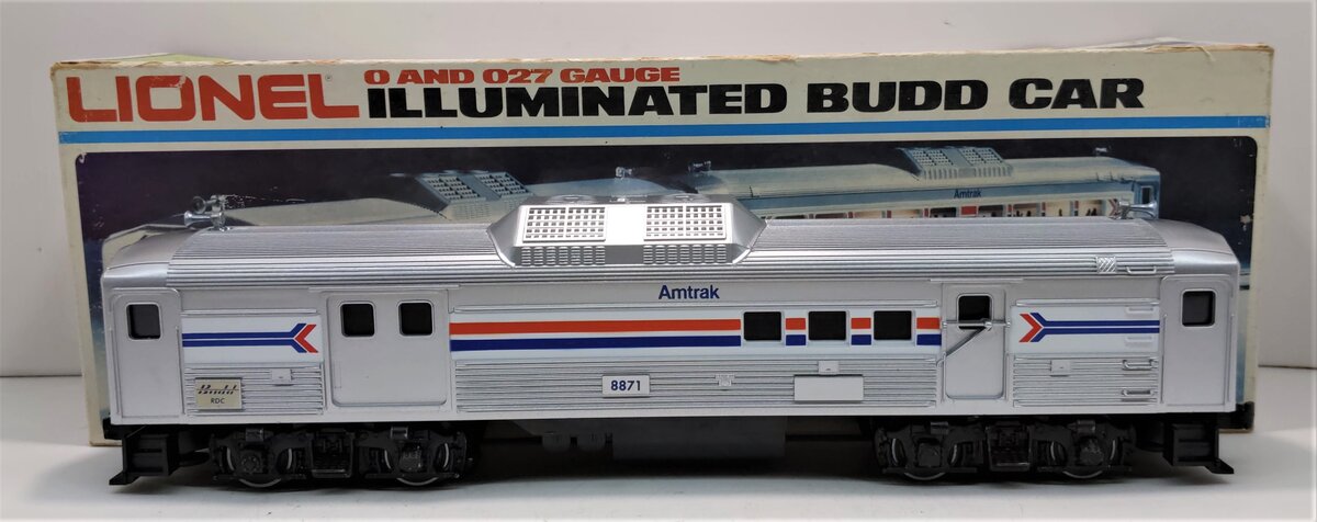 Lionel 6-8871 O Gauge Amtrak Dummy RDC-4 Baggage/Mail Car #8871 LN/Box
