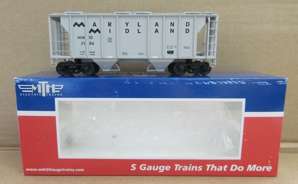 MTH 35-75006 S Maryland Midland PS-2 Hopper Car #5186 LN/Box